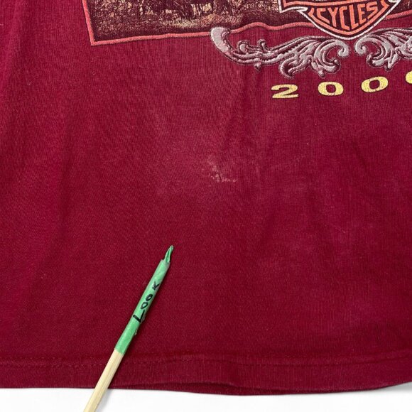 Harley Davidson Vintage 2000 Sturgis 60th Bison Motorcycle Biker T-Shirt Men's S - Picture 4 of 7
